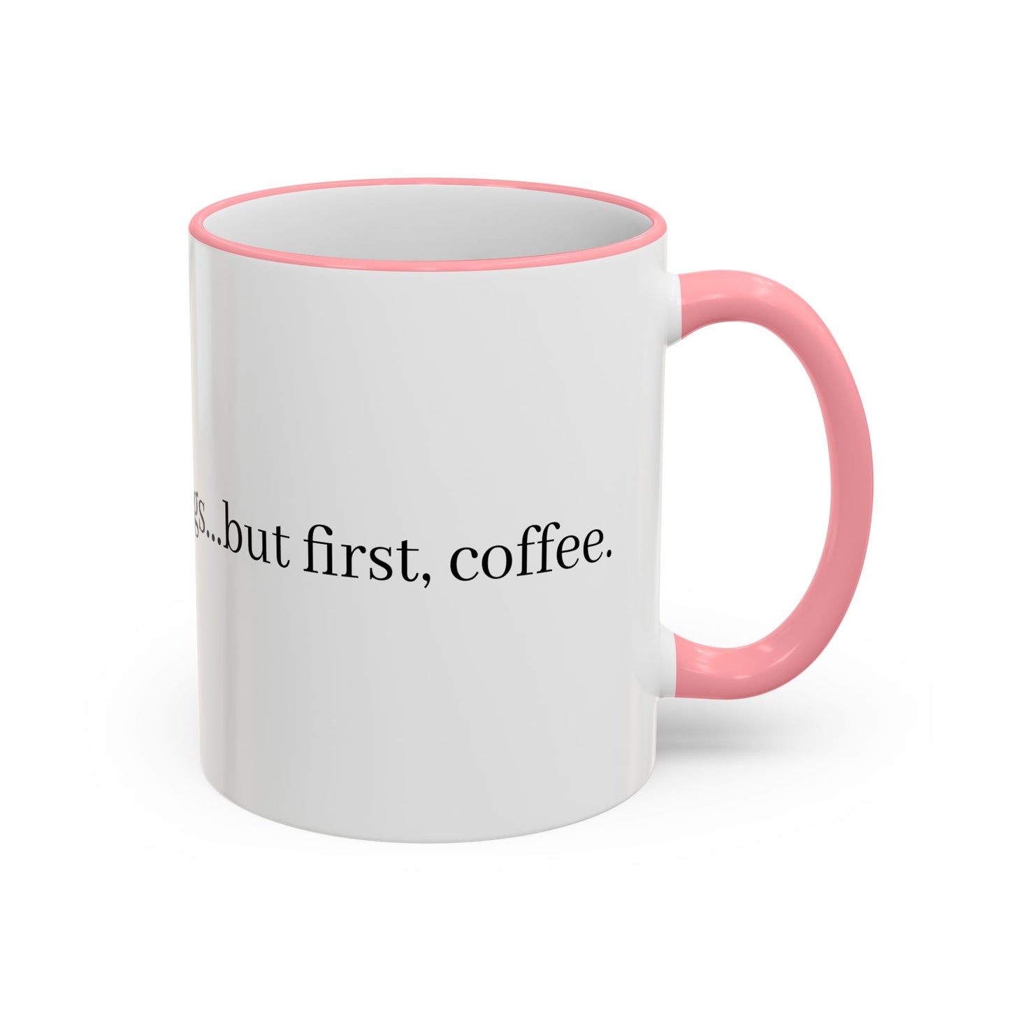 I Can Do Hard Things Accent Rim & Handle Mug (11oz, 15oz)