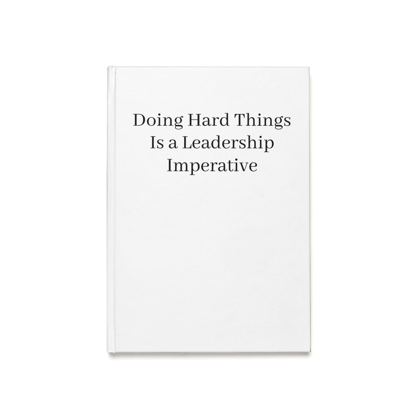 White Hardcover Journal