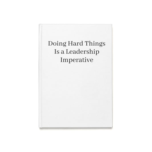 White Hardcover Journal
