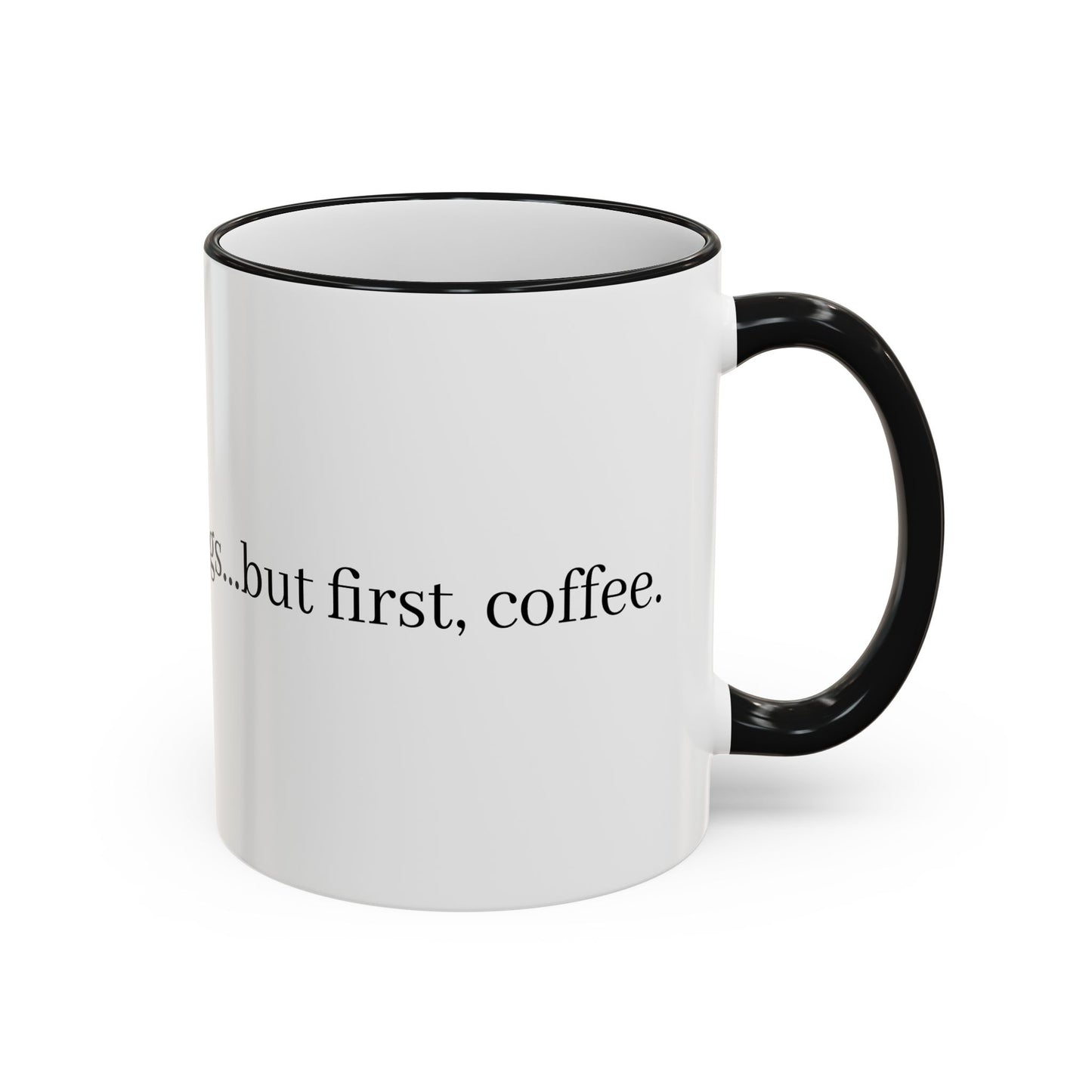 I Can Do Hard Things Accent Rim & Handle Mug (11oz, 15oz)