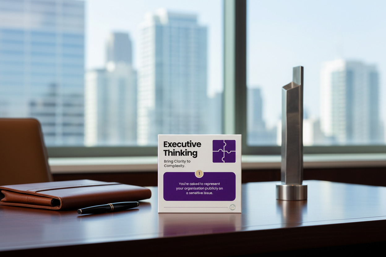 Executive Thinking Deck™ in executive setting