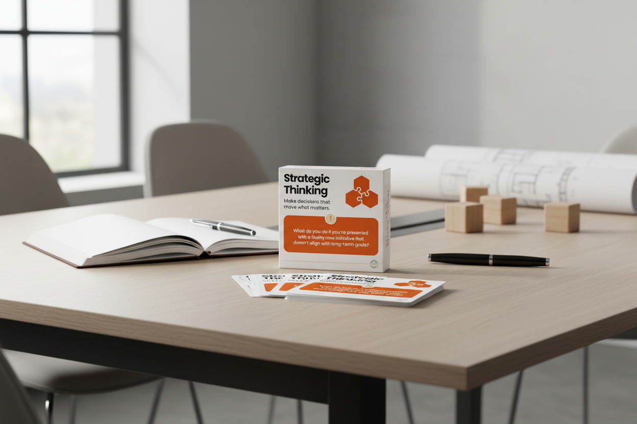 Strategic Thinking Deck™ in strategic planning setting